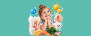Lire la suite à propos de l’article Calcium et vitamine D : quel rôle dans le développement des dents des enfants ?